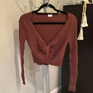 Abercrombie and Fitch wrap sweater